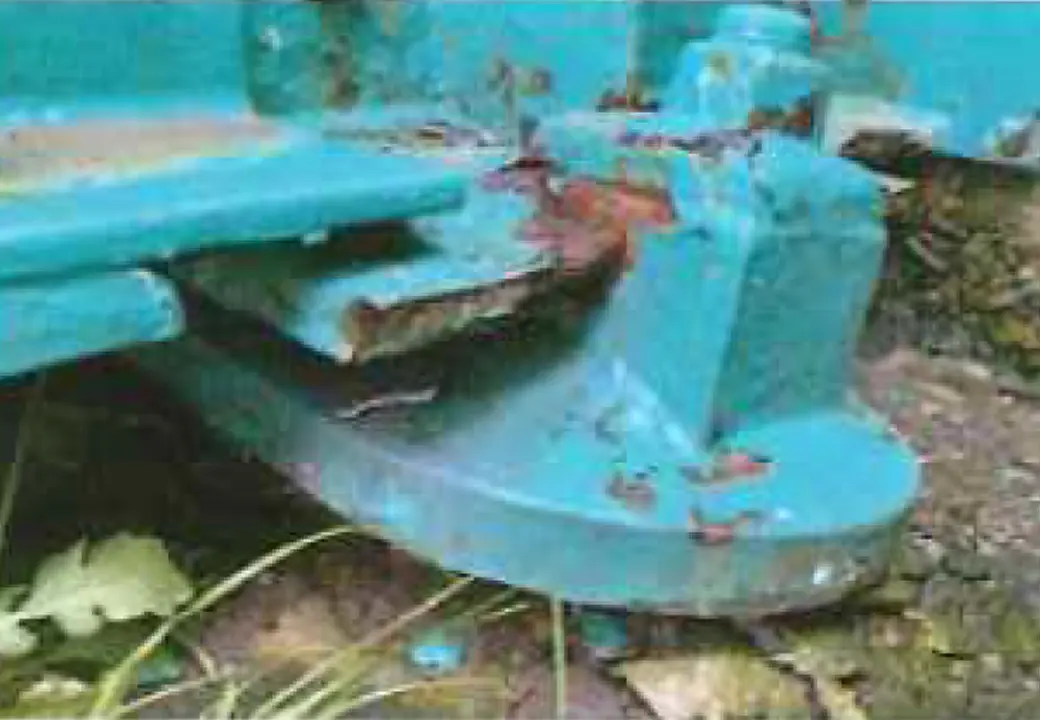 固定支承の傾斜発生